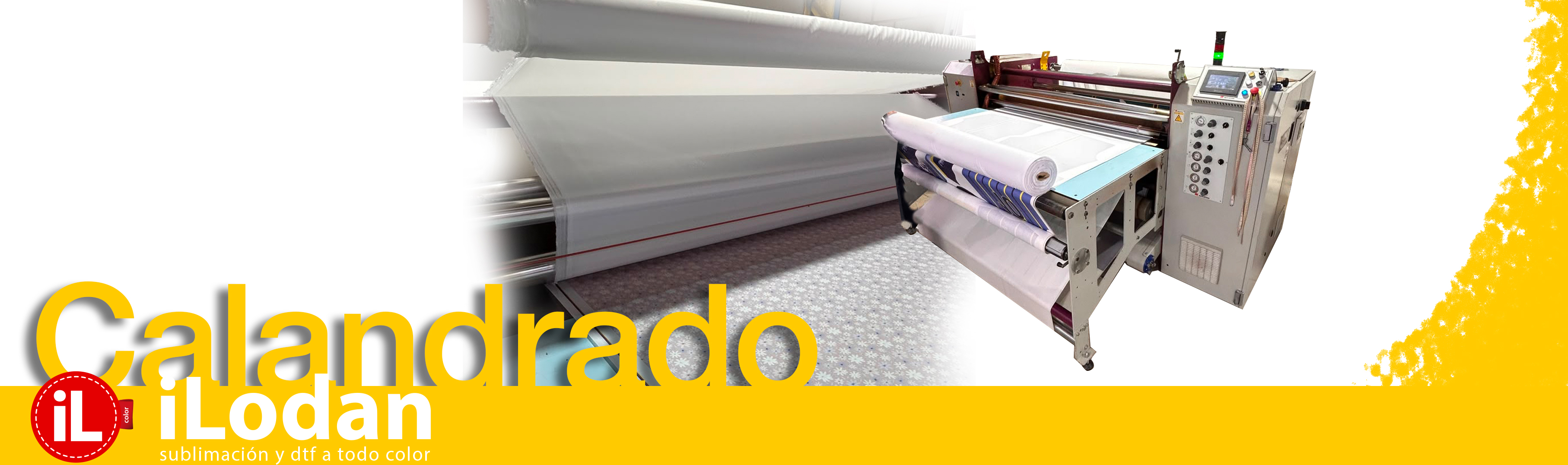 Calandra industrial Monti Antonio para sublimación textil