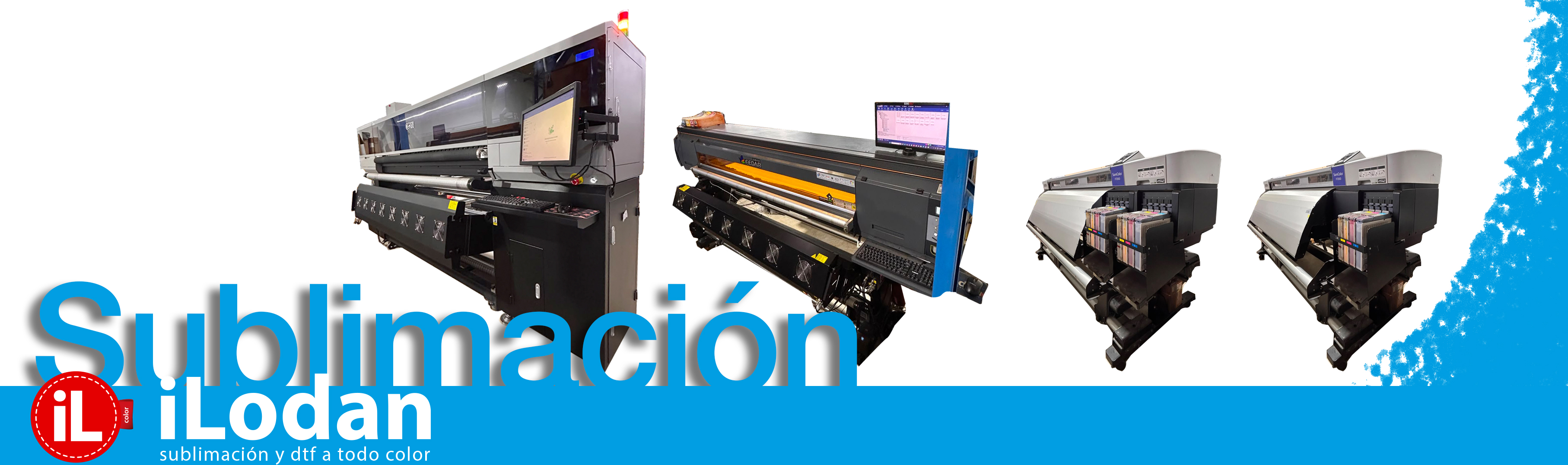 Equipo de sublimación industrial de iLodan Color